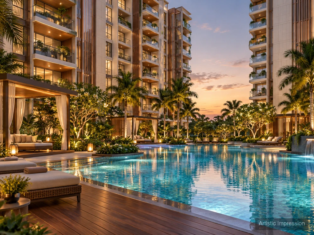 Swimming Pool — Sobha Liora Whitefield