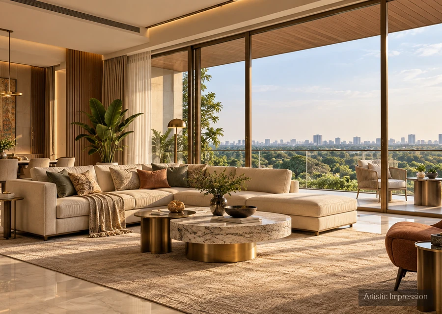 Living terrace — representative image, Sobha Liora Whitefield 3 BHK residence
